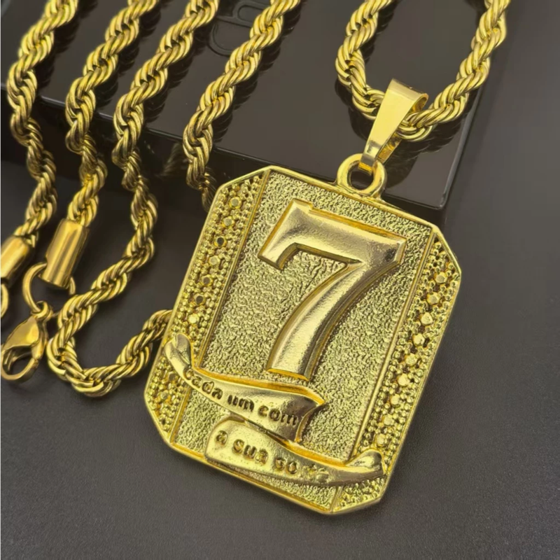 Colar RoyalLock 7 - Presente ideal para seu namorado Raul do 7