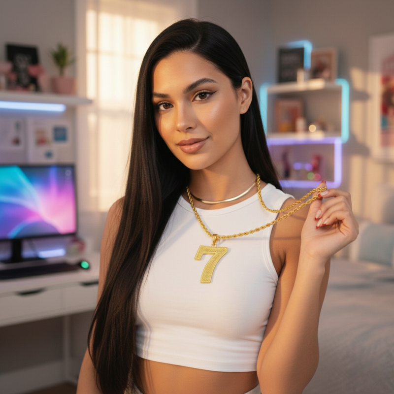 Colar RoyalLock 7 - Presente ideal para seu namorado Raul do 7