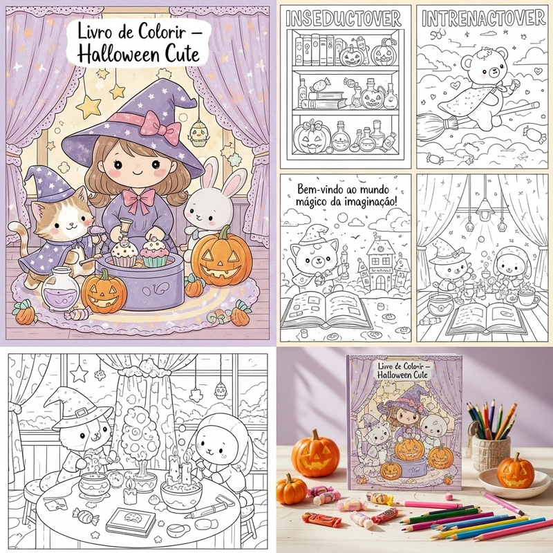 Livro De Colorir Bobbie Goods Halloween
